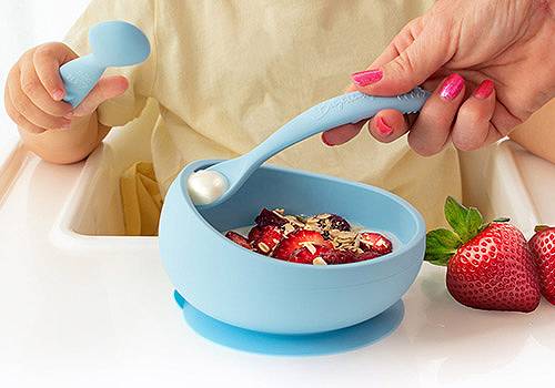 Design Awards Winner - Brightberry - Easy Scooping Silicone Suction Bowl and Spoons - theOne™