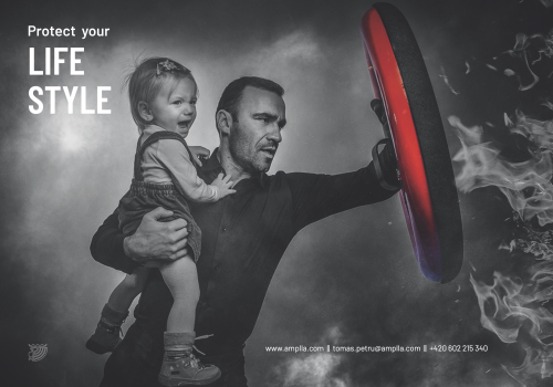 Design Awards Winner - Creative Cru - Amplla Hussechuck & Shield - beautiful fire extinguisher