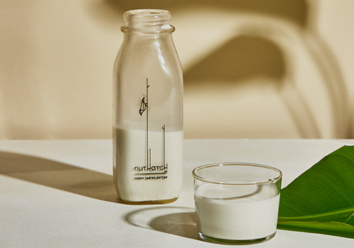 Design Awards Winner - Nuthatch NYC - Nuthatch Glass Milk Bottles