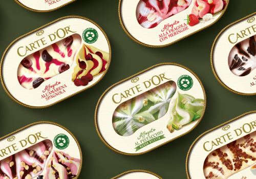 Design Awards Winner - Reverse Innovation - Carte D’Or Affogati ice-cream: the new, sustainable pack.