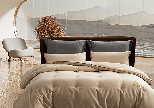 Design Awards Winner - Shanghai Shuixing Home Textiles Co., Ltd. - Natural Colored Cotton Mulberry Silk Goose Down Quilt