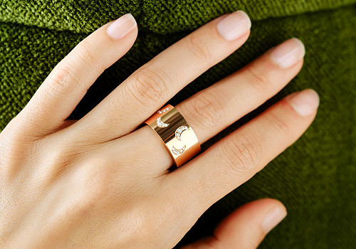 Design Awards Winner - SCHULLIN - Rose Gold Ring SMILE