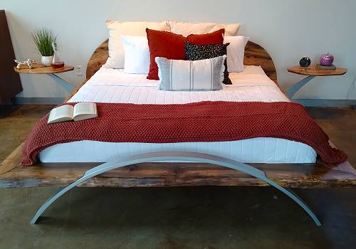 Design Awards Winner - Tripoli Designs - Platform Bed with Integrated Side Tables