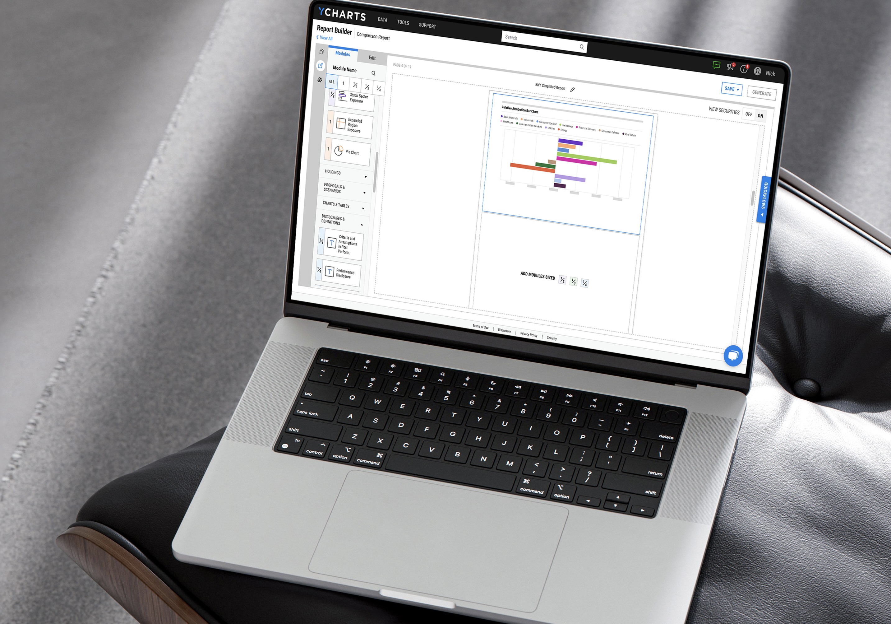 Design Awards Winner - Cue Studio - Report Builder