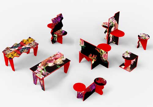 Design Awards Winner - Artox Group Ltd - ARTOX X Nobuyoshi Araki's Assembly Furniture Set