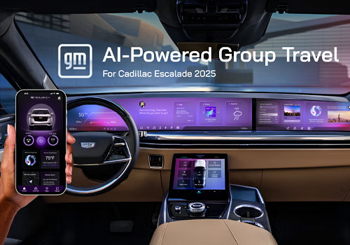 Design Awards Winner - Ting Shu, Yujia Ke - AI-powered Group Travel for Cadillac Escalade 2025
