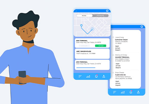 Design Awards Winner - DrayEasy / UXpie design consultation LLC - Drayage platform 5M funding 400M order value/month