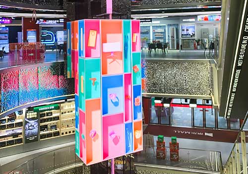 Design Awards Winner - Shanghai Evergreen Exhibition Engineering Co., Ltd. - Guangzhou JD MALL Mechanical Art Screen