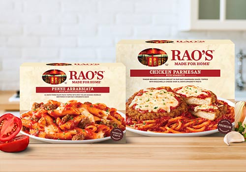 Design Awards Winner - The Campbell's Company - Rao's Made for Home Frozen Entrée Package Design