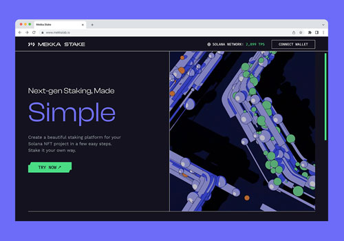 Design Awards Winner - Zefeng Lu - Mekka NFT Staking