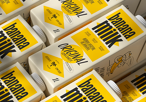 Design Awards Winner - FatFaceStudio - Banana Milk Packaging