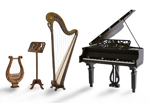 Design Awards Winner - Crocodile Miniature - “Mini Sonata” Miniature Instruments Set