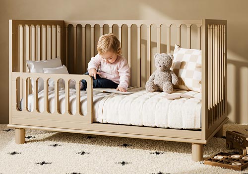 Design Awards Winner - Storkcraft - Sicily Deluxe 3-in-1 Convertible Crib with Toddler Guardrail