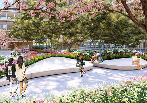 Design Awards Winner - Yuan Tian / Yue Shen - Petals in Motion: A Sculptural Bench Enhancing Campus Social