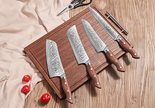 Design Awards Winner - Shenzhen Muzhitang Biotechnology Co., Ltd. - Freya Black Walnut Handle Damascus Knife
