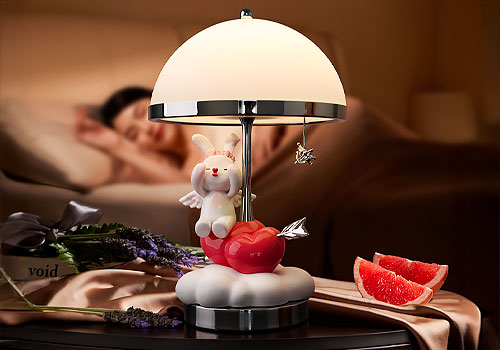 Design Awards Winner - Wuhan Xishi Cultural Creative Co., Ltd. - Eros Rabbit Heart-to-Heart Table Lamp