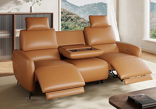 Design Awards Winner - Nichelife Inc - Massage Edition Power RecliningSofa with Adjustable Headrest