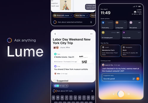 Design Awards Winner - Chengxi Yang, Yalai Pang, Zhehan Xu - Lume
