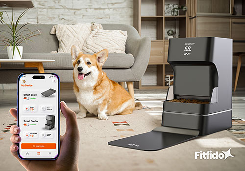 Design Awards Winner - Yiming Han, Yi He, Minwei Wu, Qiling Chen - FitFido: Smart Feeding and Weighing System