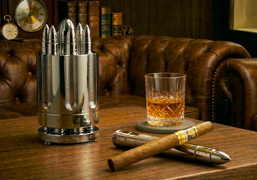 Design Awards Winner - GET-Tech Precision CO., LTD. - MAGNUS LIFE Revolver Cigar Set