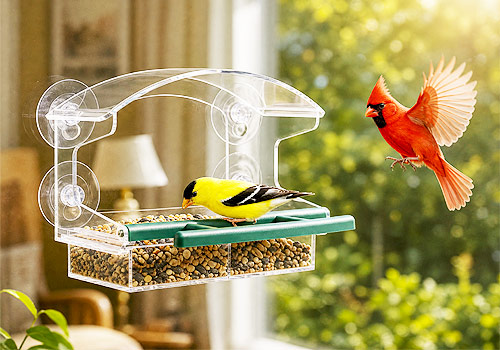 Design Awards Winner - Wuhan Lewei E-Commerce Co., Ltd - PerchView – Modern Window Bird Feeder