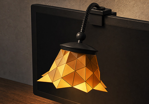 Design Awards Winner - Low Jing Sing, Burra Venkata Durga Kumar - BLOOMSHADE:  light that adapts to a shrinking desk