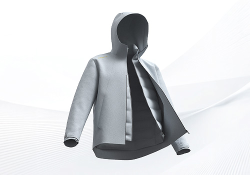 Design Awards Winner - Xiamen Qiaodan Technology Co., Ltd - Zero-Pressure Smart Travel Modular Windbreaker