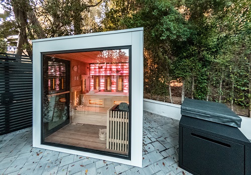 Design Awards Winner - Alpha Wellness Sensations - Custom Outdoor Combo Sauna