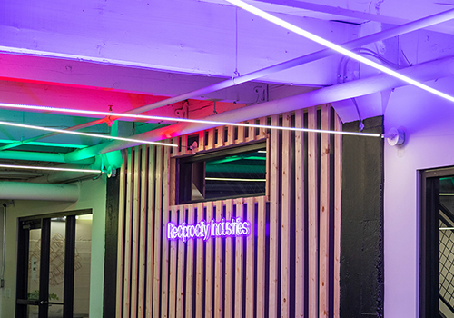 Design Awards Winner - PureEdge Lighting - Unique Office Lighting - Lazer Line Suspension