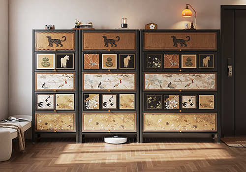 Design Awards Winner - Foshan Meisd Smart Home Co., Ltd. - Oriental-Chic Spirit: Motif Shoe Cabinet
