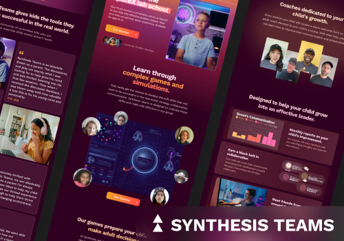 Design Awards Winner - Jing Peng, Synthesis School Inc - Inclusive Synthesis Teams